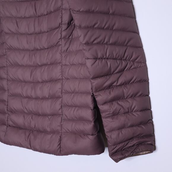 PATAGONIA Down Sweater Jacket Dulse Mauve Puffer Long Sleeve Women's XS - Picture 12 of 16